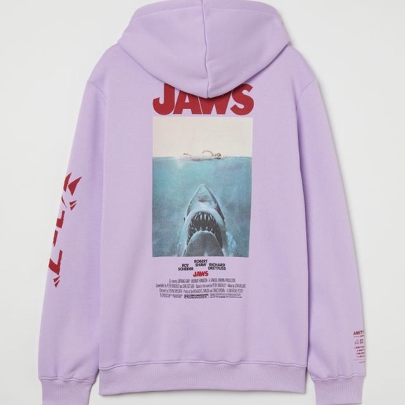 H&M Other - Jaws White Hoodie Streetwear